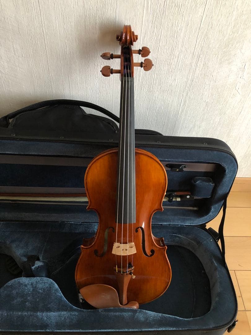 Carlo giordano VS-2 バイオリン本体 茶色 ケース付き