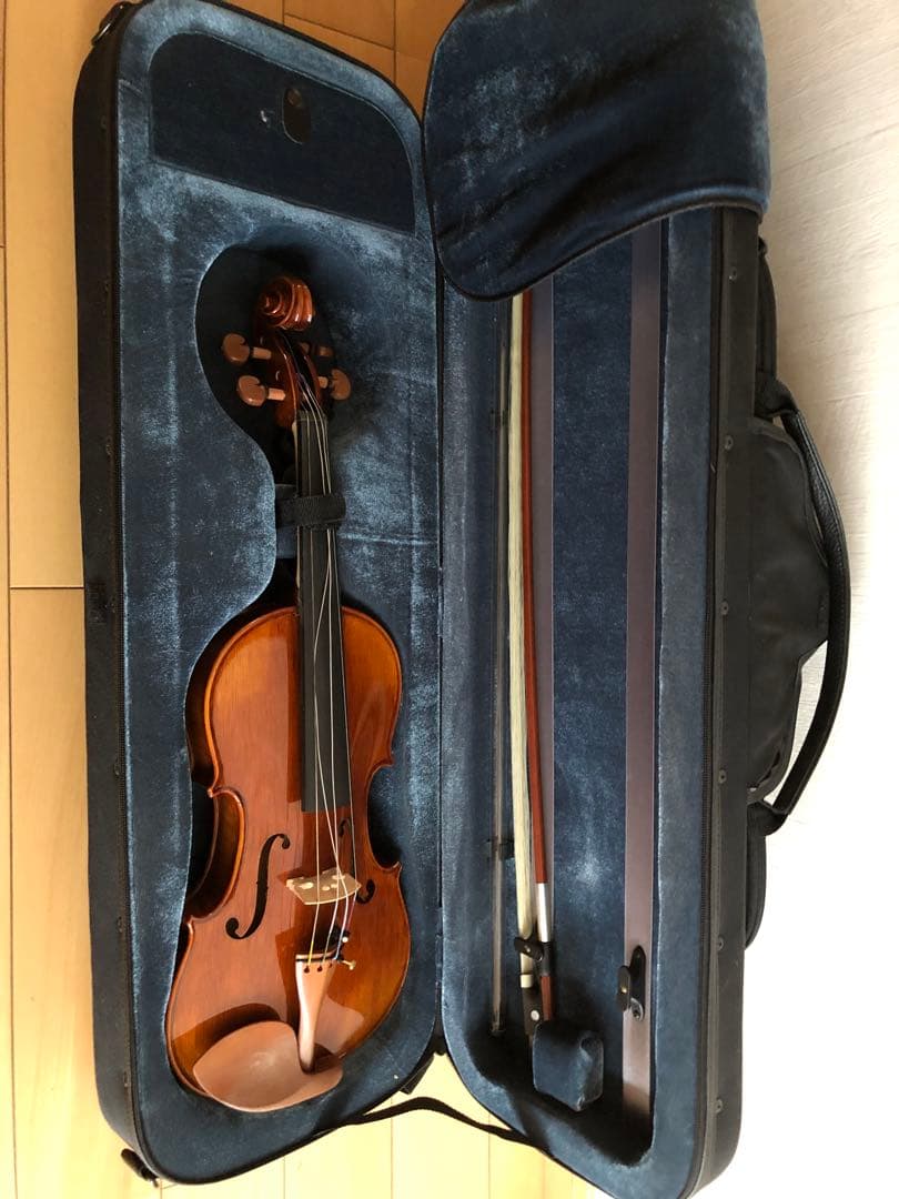 Carlo giordano VS-2 バイオリン本体 茶色 ケース付き