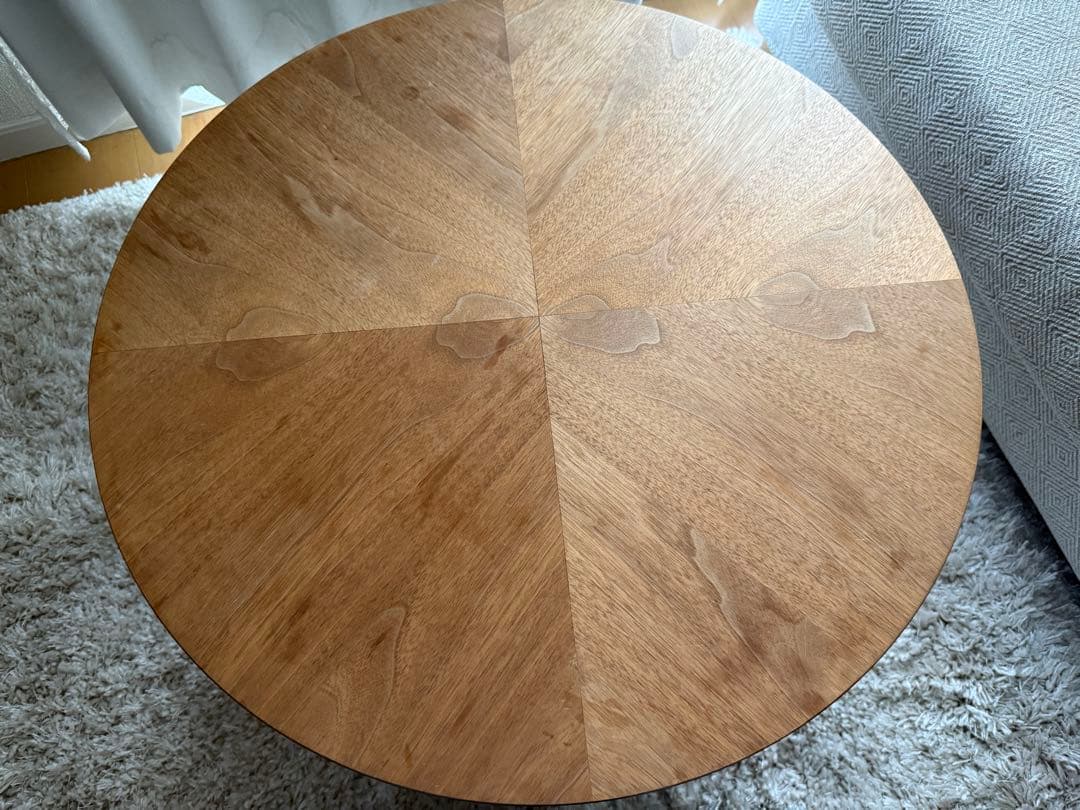 ラウンドテーブル　リビングテーブル　60cm 北欧　おしゃれ　木製