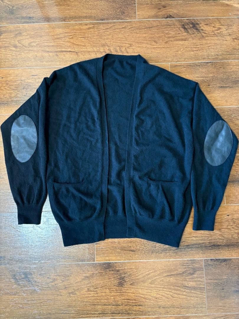 cash&barba モンゴリアンカシミヤ カーディガン BLACK サイズ2