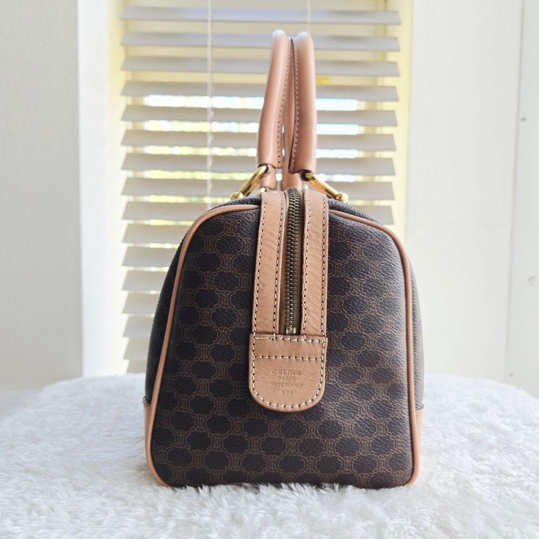 ⭐CELINE⭐ 美品 セリーヌ トリオンフ　ミニボストンバッグ マカダム柄