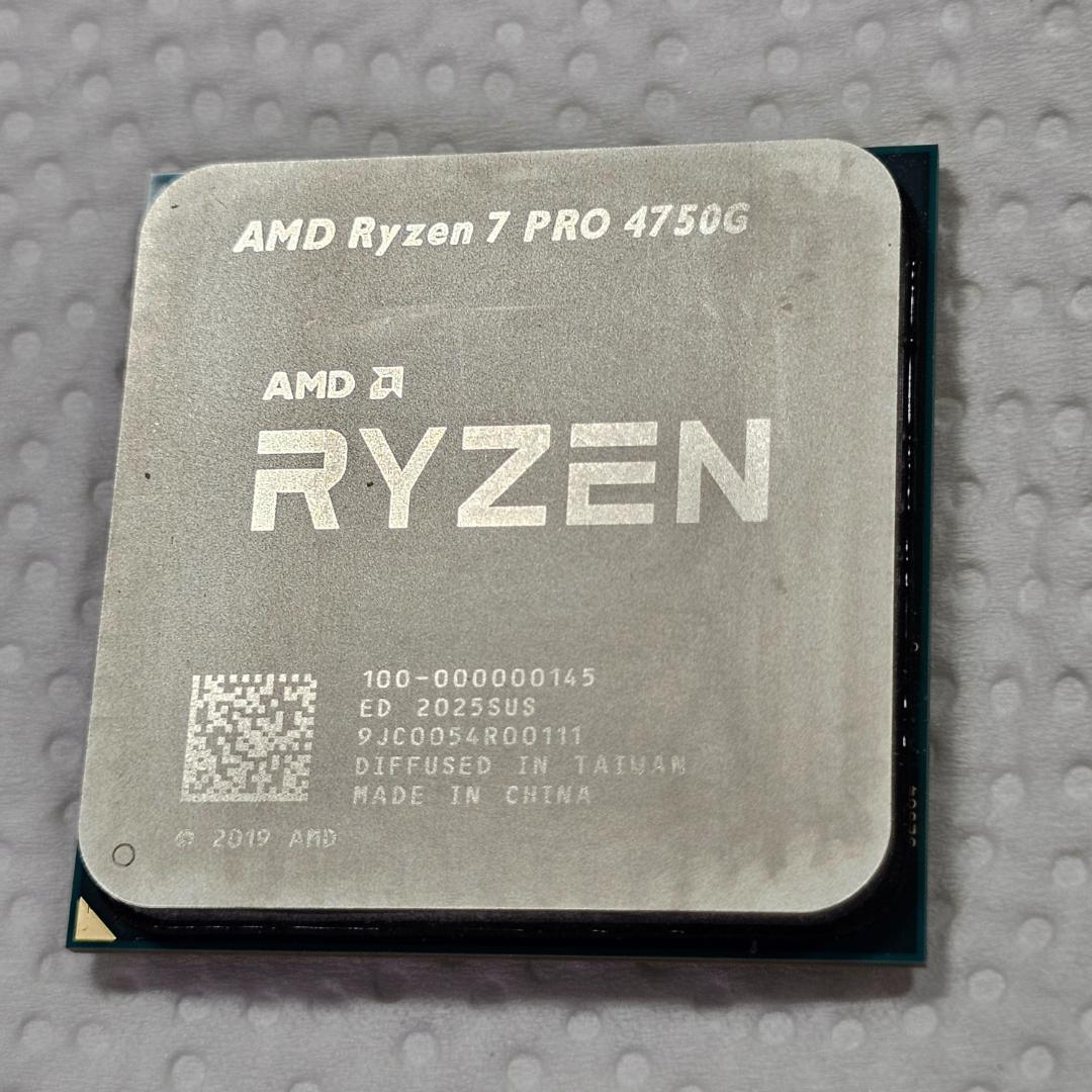 AMD Ryzen 7 PRO 4750G CPU 現状品
