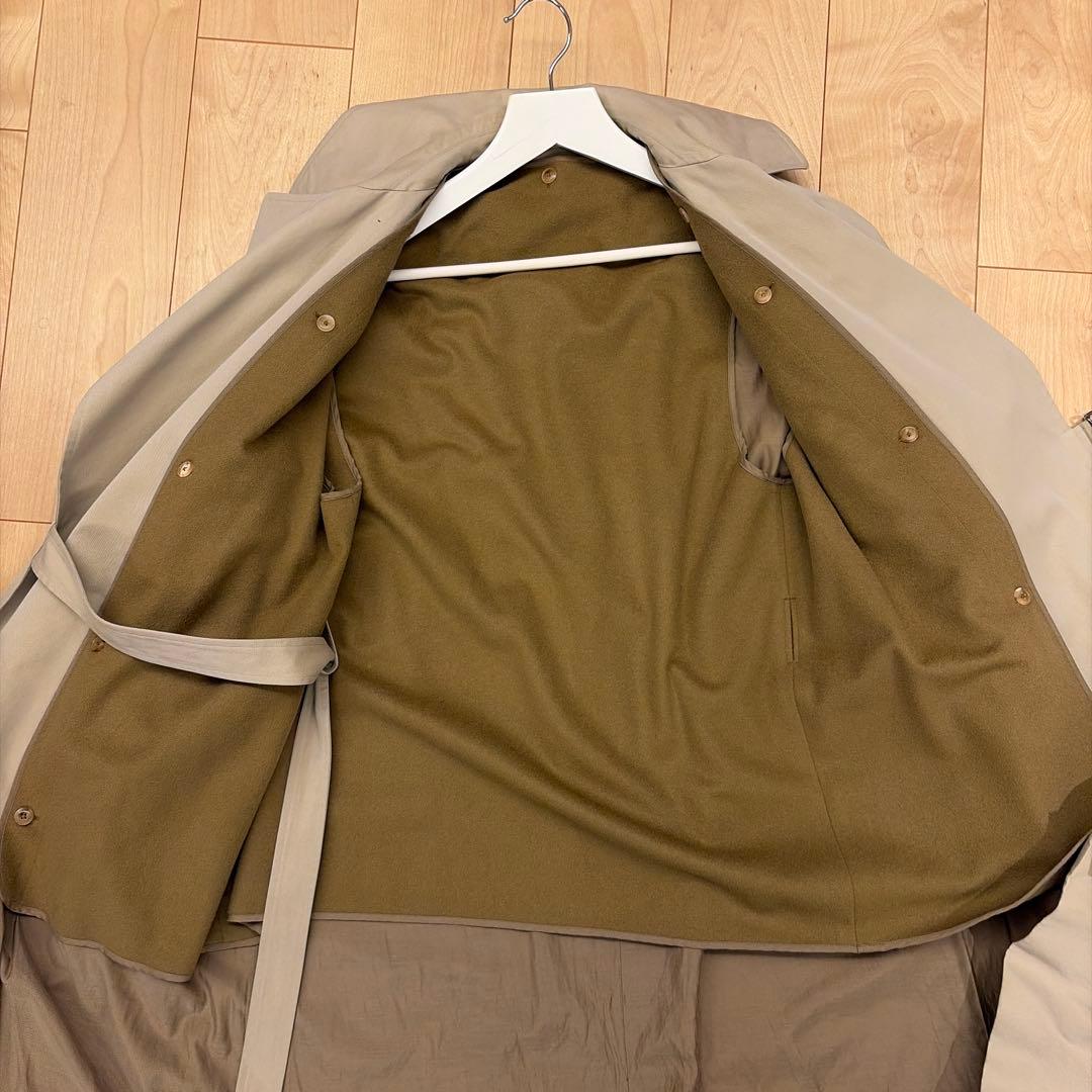 COMOLIのコットンギャバ　タイロッケンコート　 サイズ2