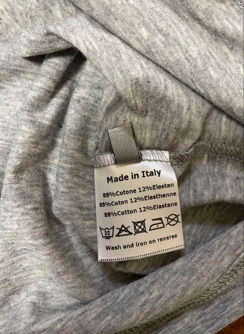 新品未使用 DiorHomme ロングTシャツ 44 XXS グレー 付属完備