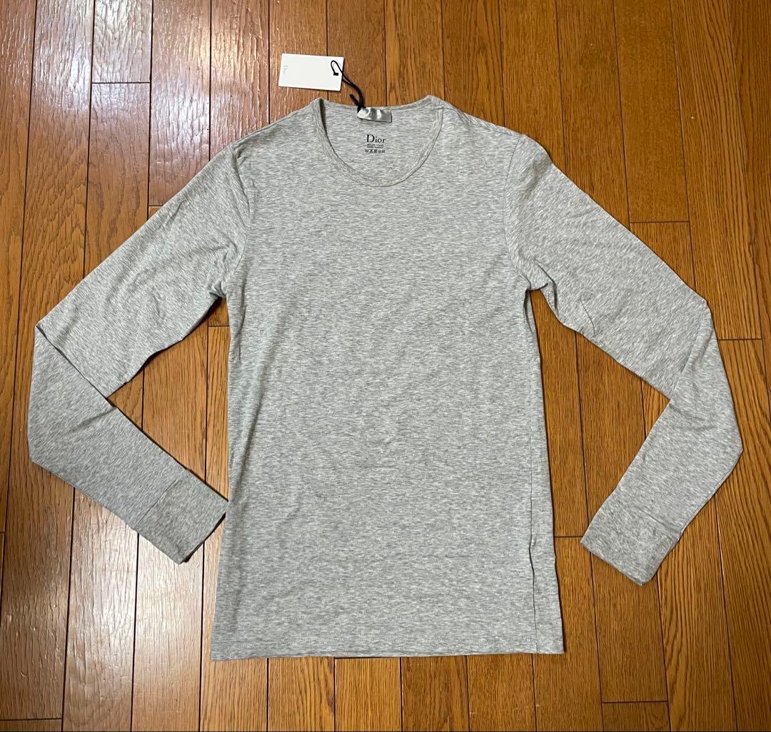新品未使用 DiorHomme ロングTシャツ 44 XXS グレー 付属完備