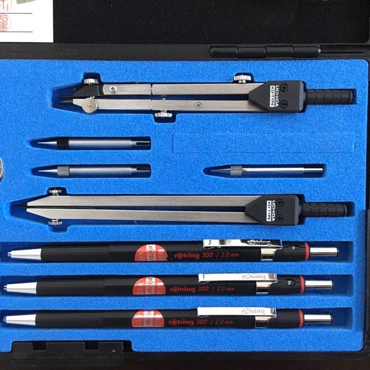 ◆値下げ&希少&おまけ付&送料込◆ UCHIDA KD-SE設計製図用品