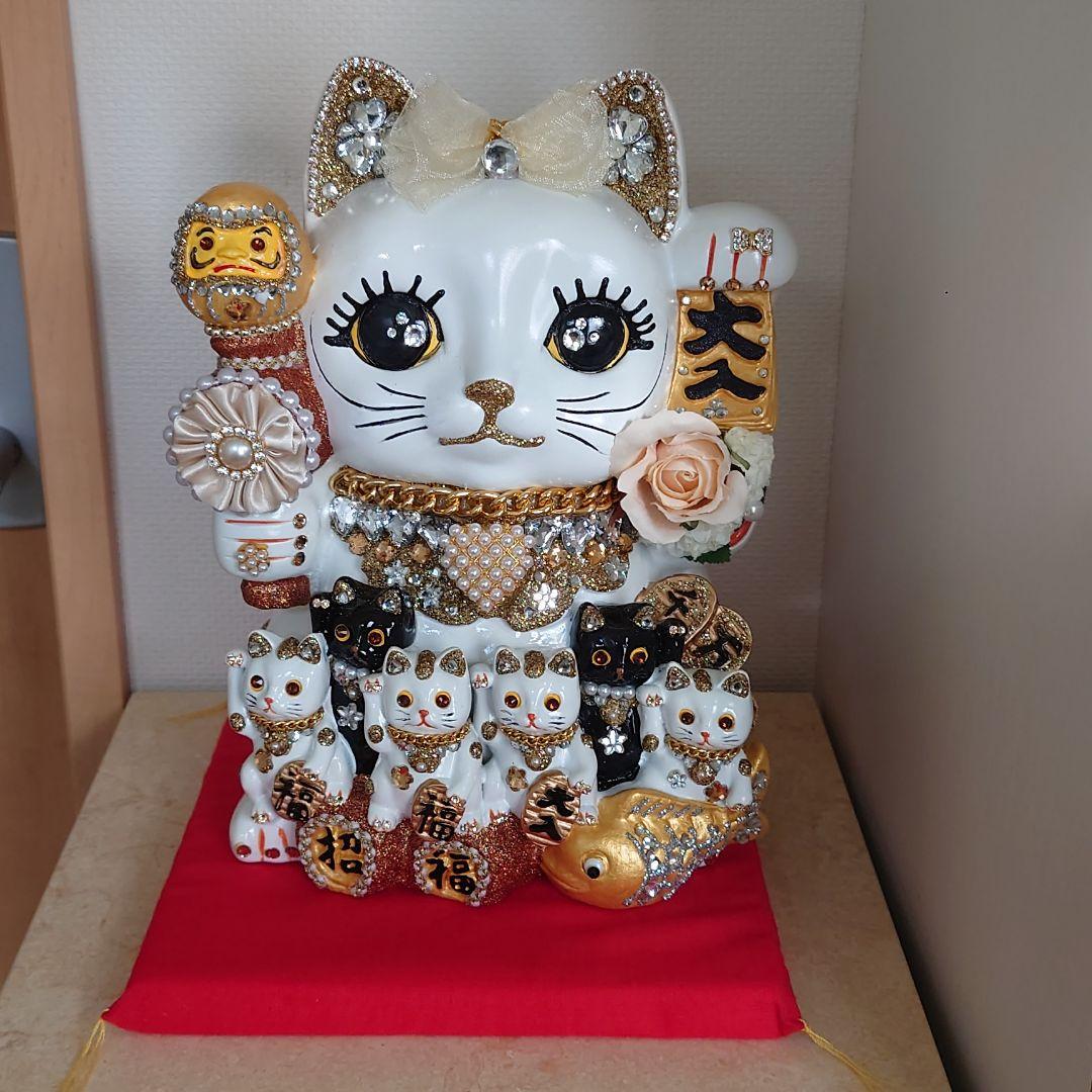 キラキラ招き猫 ゴールド♡