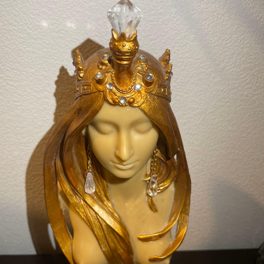 当日発送可能＊アンティーク ミュシャ 彫刻 オブジェ アールヌーボー