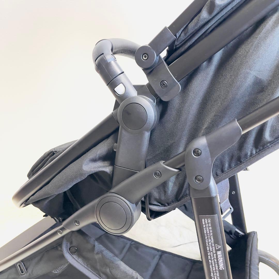 【ほぼ未使用品】Mompush Wiz AB型 コンバーチブル ベビーカー 黒