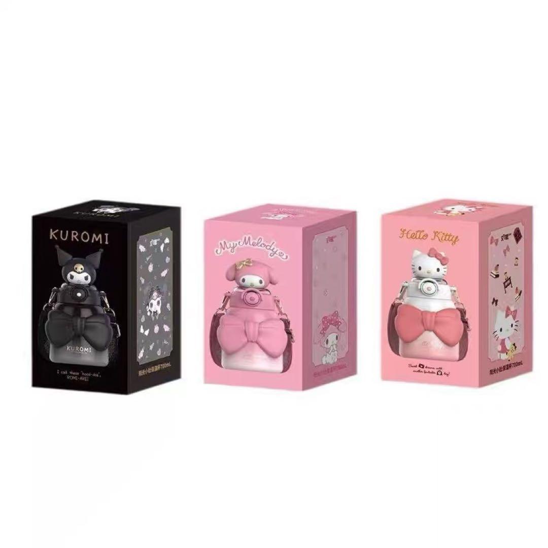 子ども用水筒 マイメロディ くろみ ハローキティ