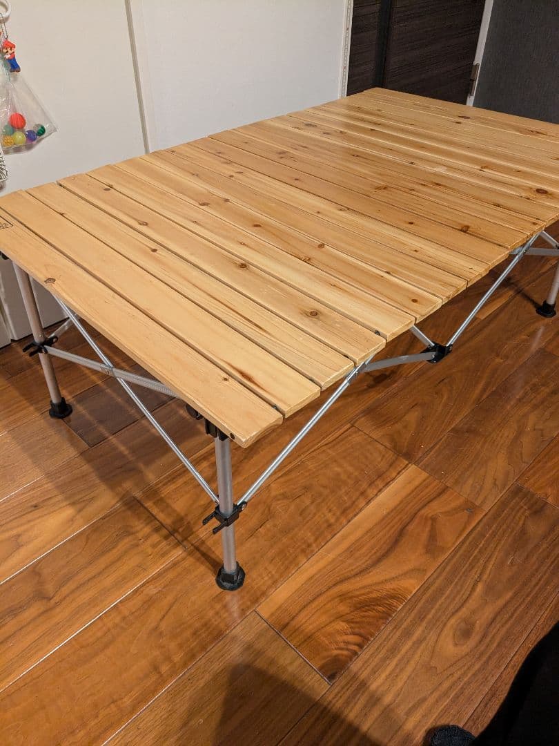 コールマン アウトドア ナチュラルウッドロールテーブル110廃盤品メルカリ祭限定