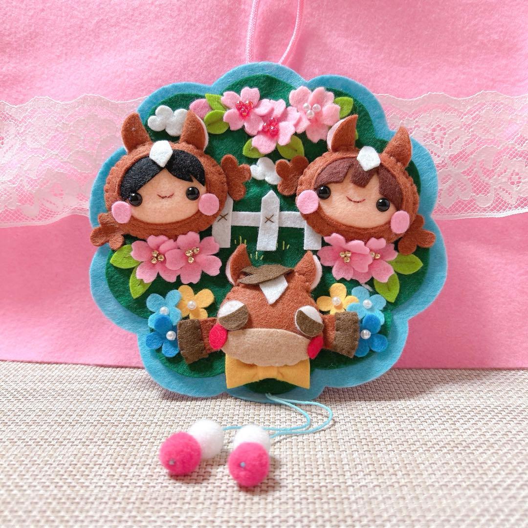 フェルトリース✽フェルト飾り✽専用