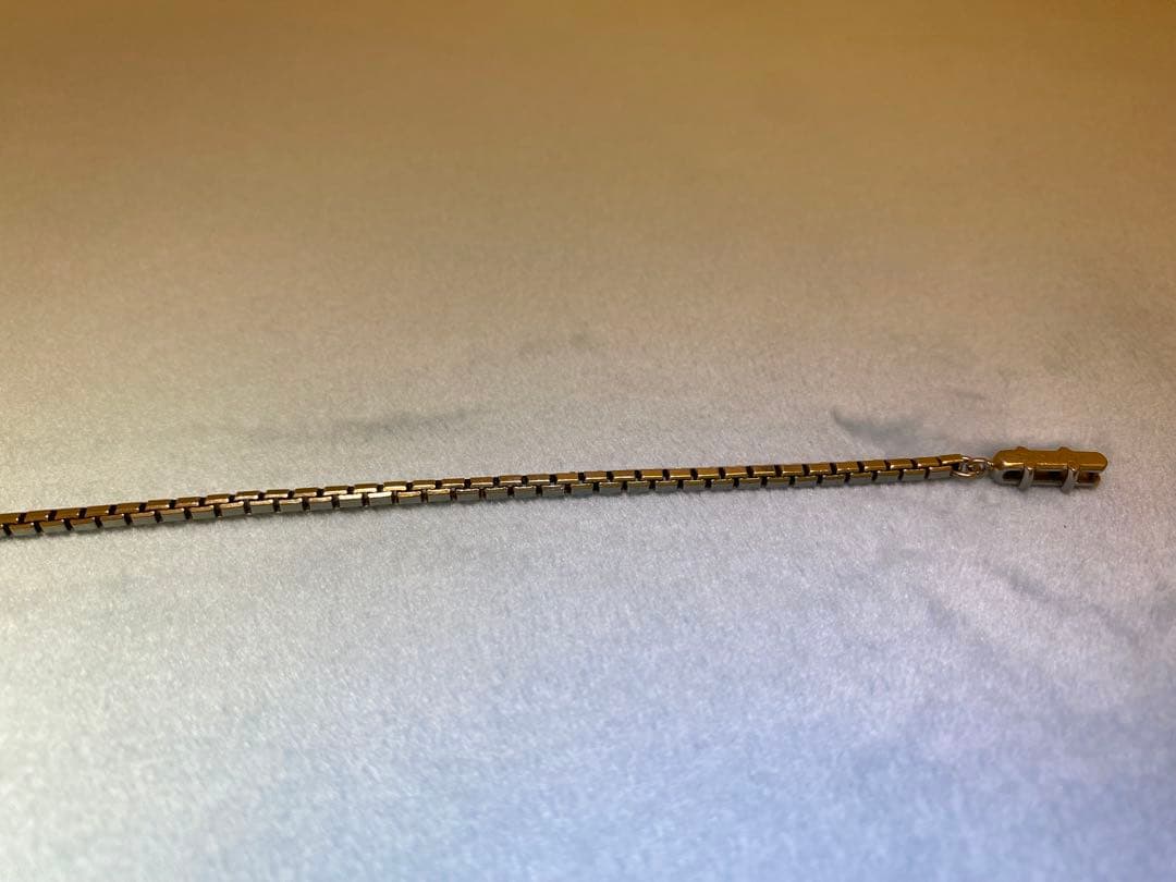 【美品】カルティエ　タンク　チェーンブレスレット　ホワイトゴールド　K18WG