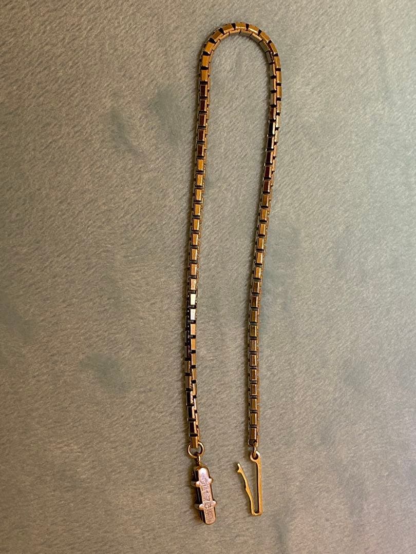 【美品】カルティエ　タンク　チェーンブレスレット　ホワイトゴールド　K18WG