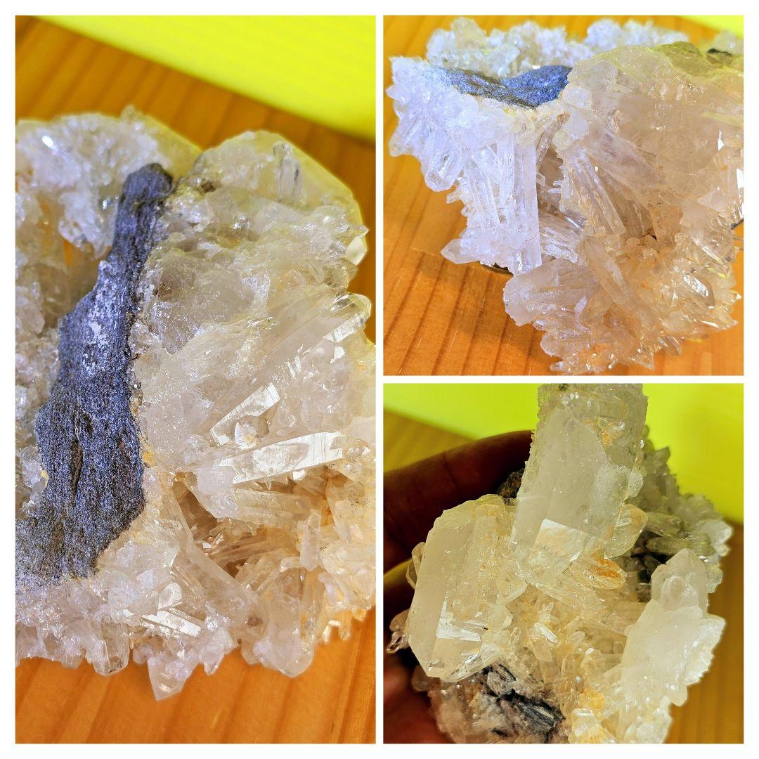 龍神様が宿った‼️宮崎産 水晶クラスター