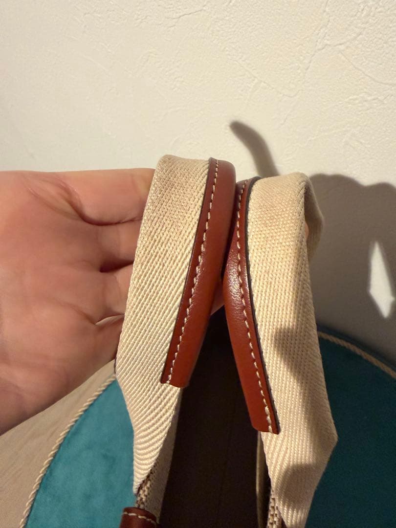 Chloé トートバッグ ベージュ/ブラウン ショルダー付き後期タイプ