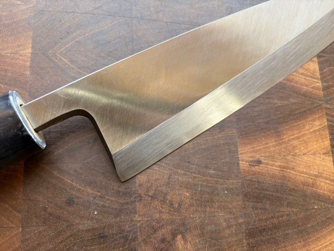 堺打刃物　霞　出刃　180mm 6寸　包丁　白鋼　和包丁　釣り　未使用