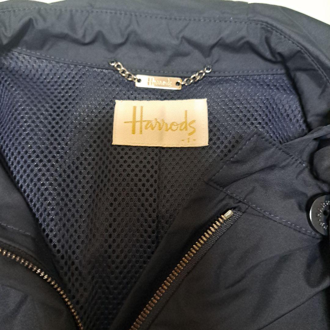 Harrods フード付きネイビーコート トレンチコート2点