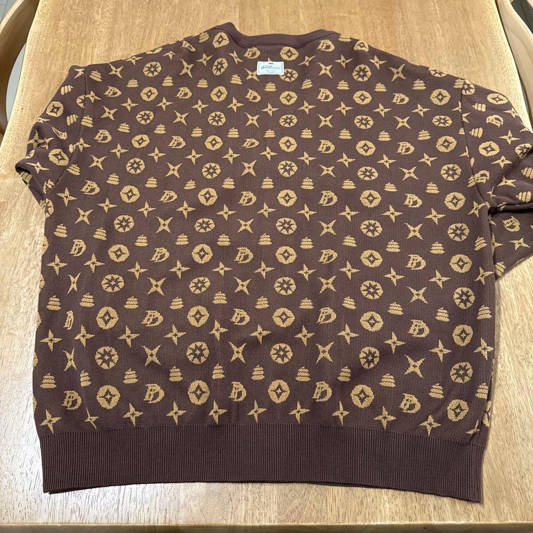 PUNK DRUNKERS ブラウン カーディガン XL