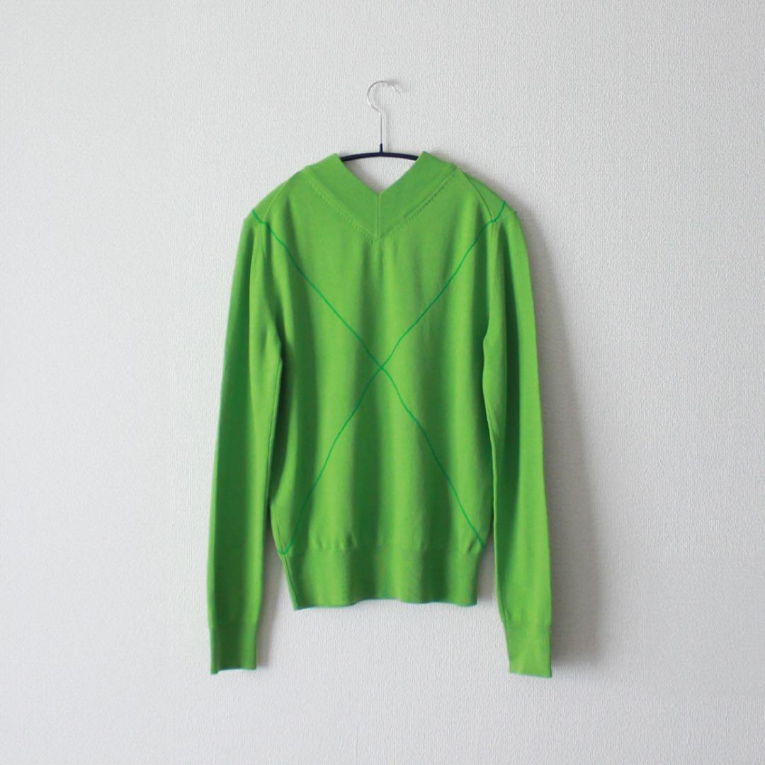 BOTTEGA VENETA／ボッテガヴェネタ／22SS／Vネックウールニット