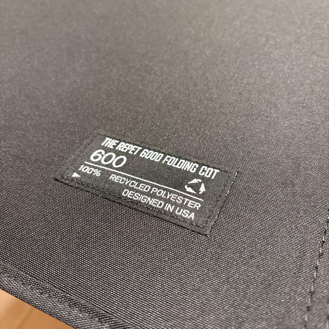 ブルックリンアウトドアカンパニー 600D 2way フォールディングコット　黒