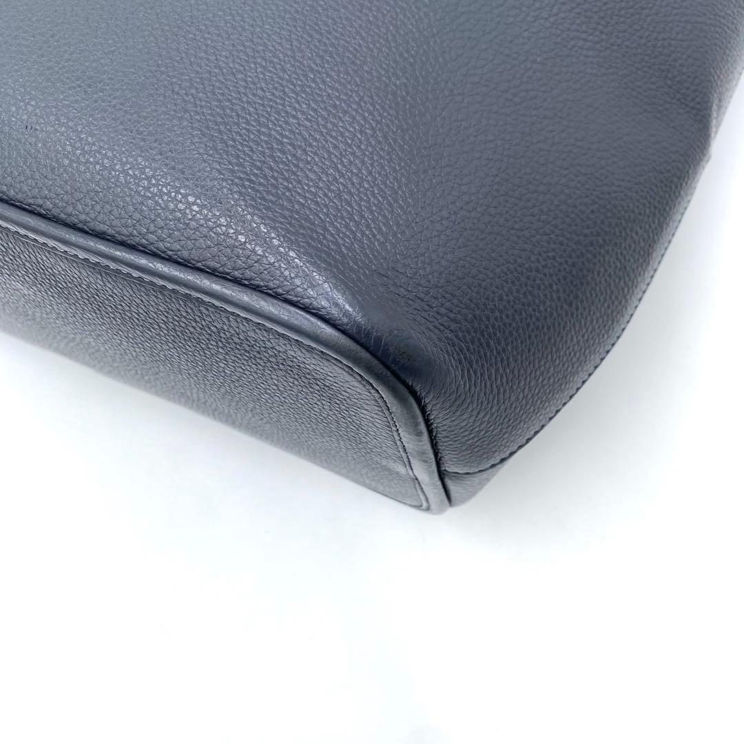 極美品✨COACH サリバン ビジネストート A4肩掛け レザー ネイビー