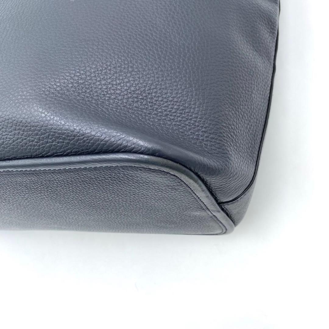 極美品✨COACH サリバン ビジネストート A4肩掛け レザー ネイビー