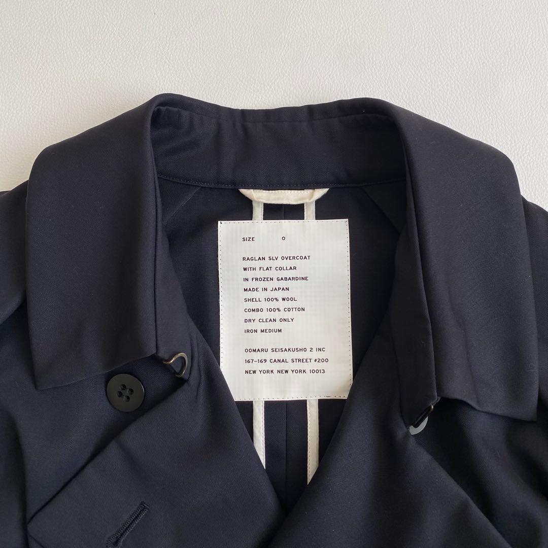 名作　OVERCOAT オーバーコート　トレンチコート　ネイビー