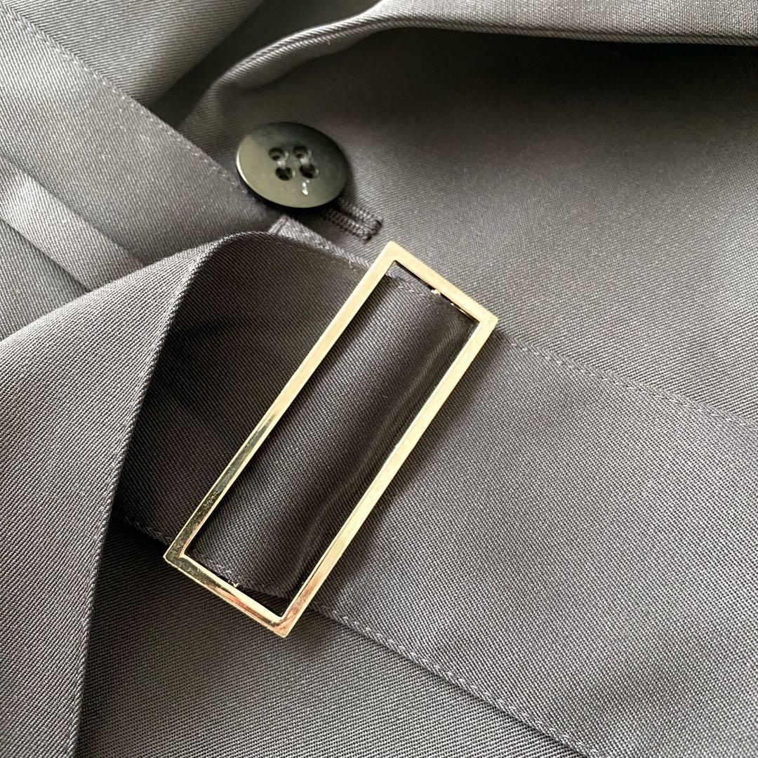 名作　OVERCOAT オーバーコート　トレンチコート　ネイビー
