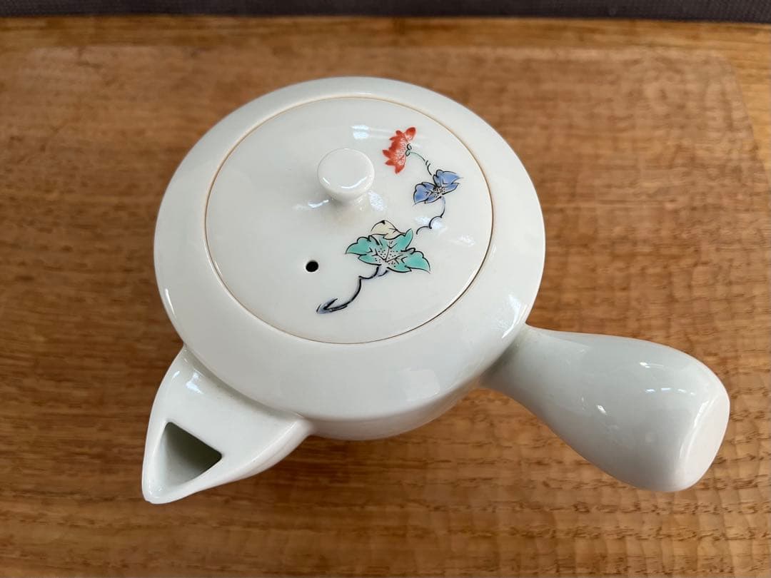 柿右衛門　茶器　急須　牡丹
