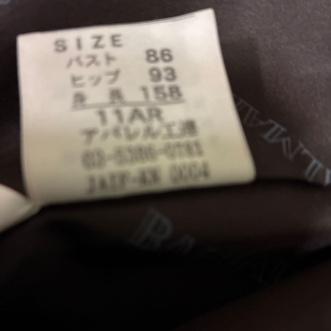 BALMAIN ダークブラウン ロングコート（裏シルク）