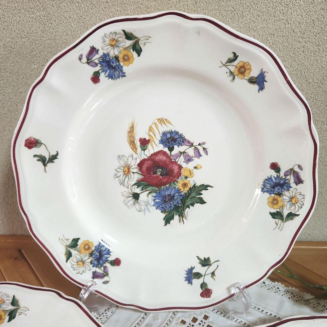 フランス　サルグミンヌ　アグレスト agreste　ディナー皿　プレート　3枚