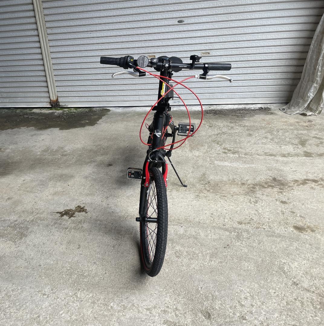 アルミ製　折たたみ自転車　6段変速　 Angriff BA-100-BRD　美品