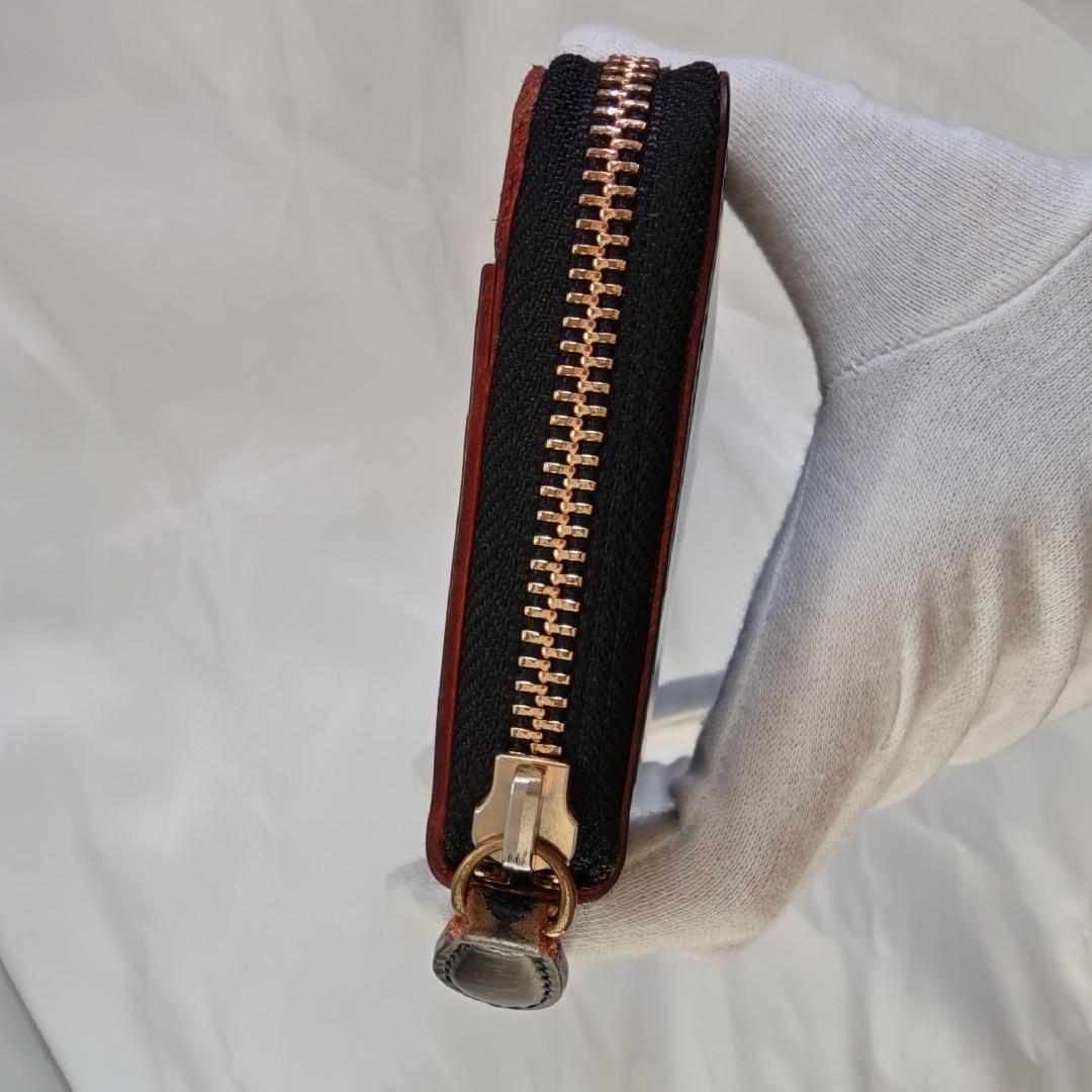 GANZO THIN BRIDEL ラウンドファスナー 長財布 黒