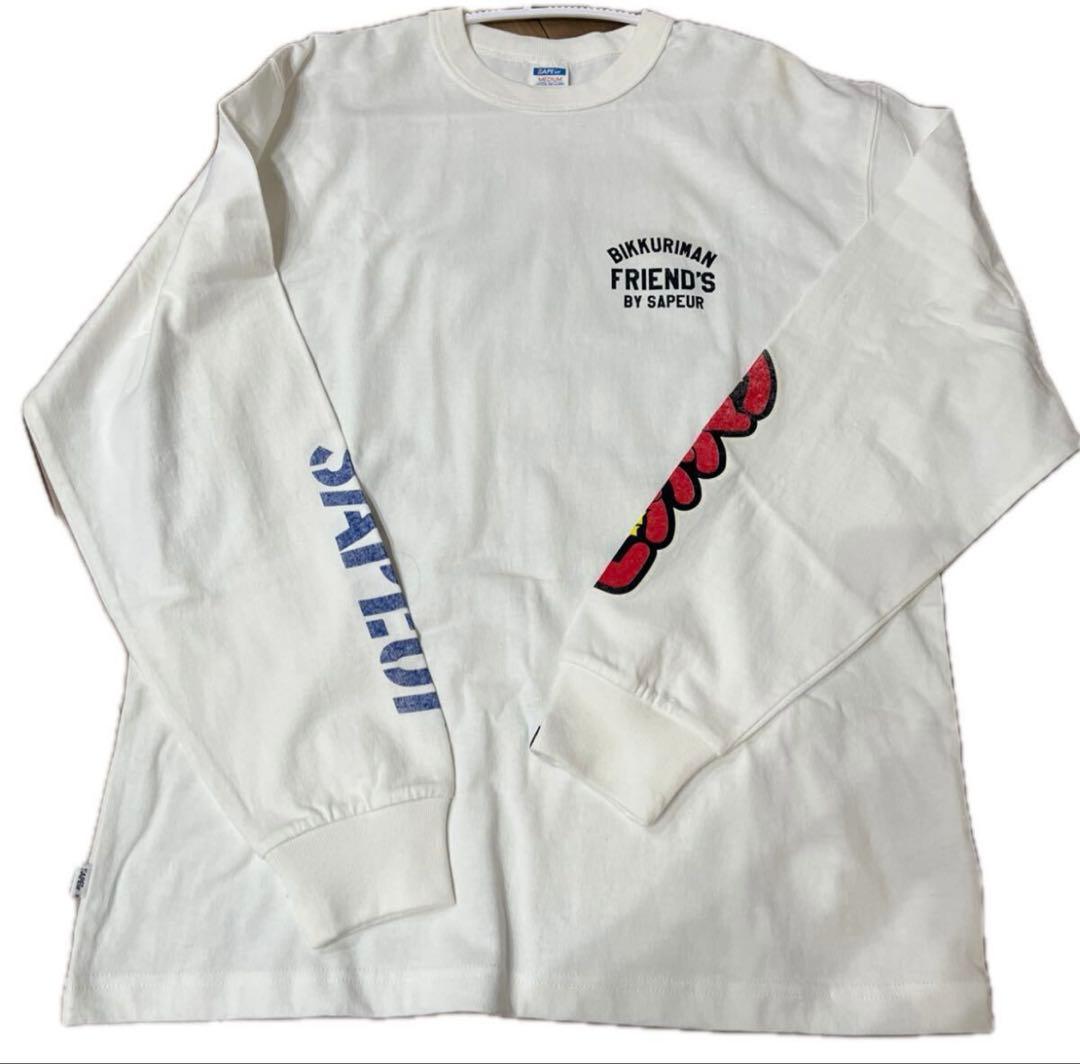 ビックリマン×SAPEur ロングスリーブTシャツ