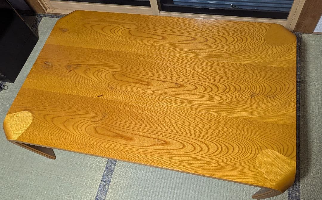 天童木工　曲木テーブル　W121D75.5H33.5