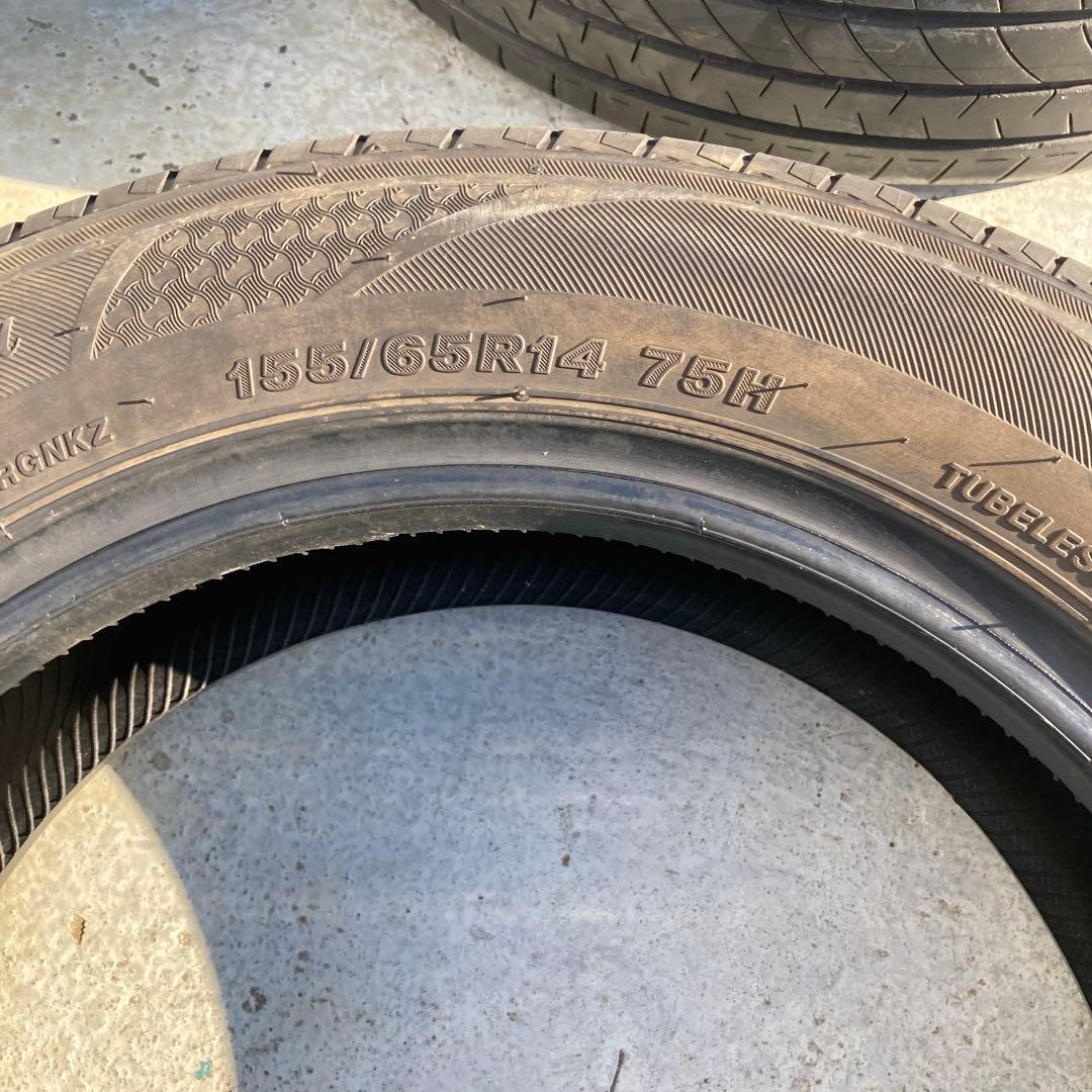 ブリヂストン REGNO 155/65R14 タイヤ 3本セット