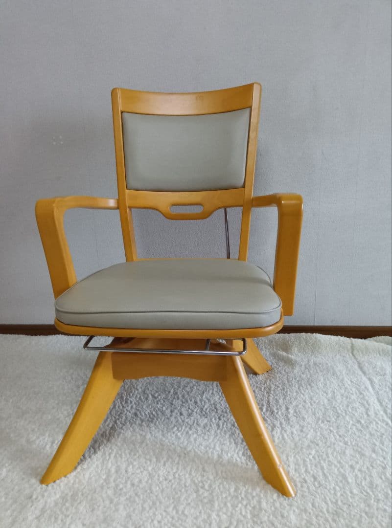 介護用回転アームチェア ベージュ