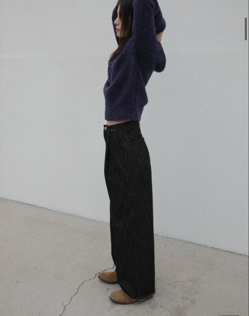 OHOTORO curve tucked jeans デニム Short M