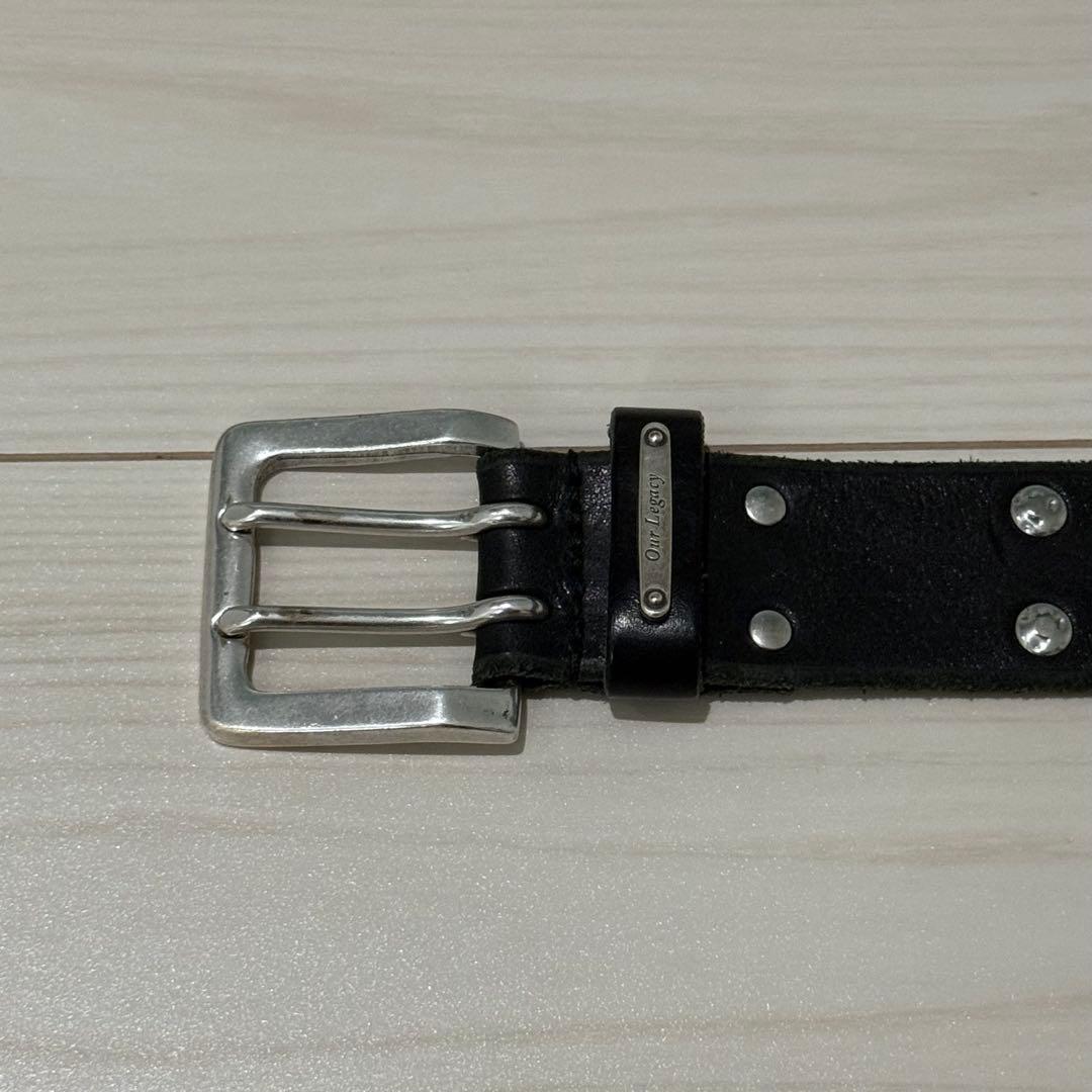 小物 Our Legacy Studded Double Tongue Belt 80