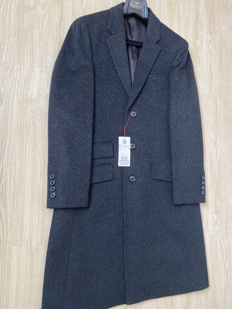 DRESSTERIOR カシミヤ チェスターコートD.GRAY新品未使用