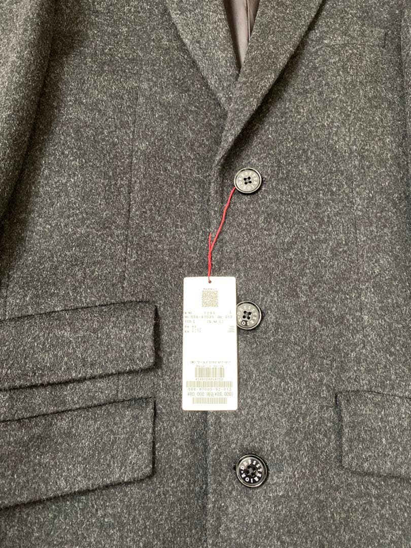 DRESSTERIOR カシミヤ チェスターコートD.GRAY新品未使用