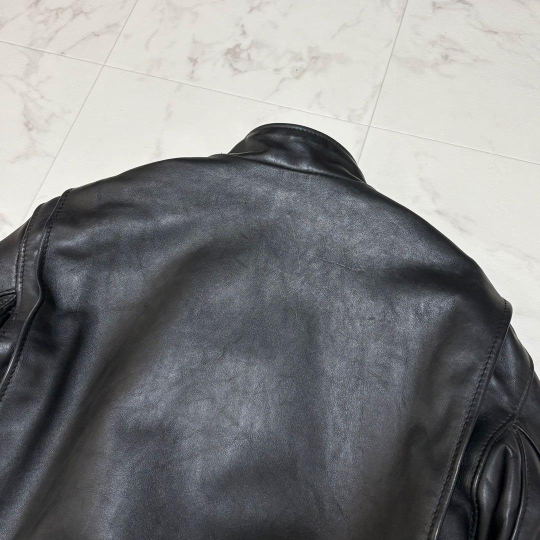 美品✨schott シングル ライダースジャケット 641 ボアライナー付