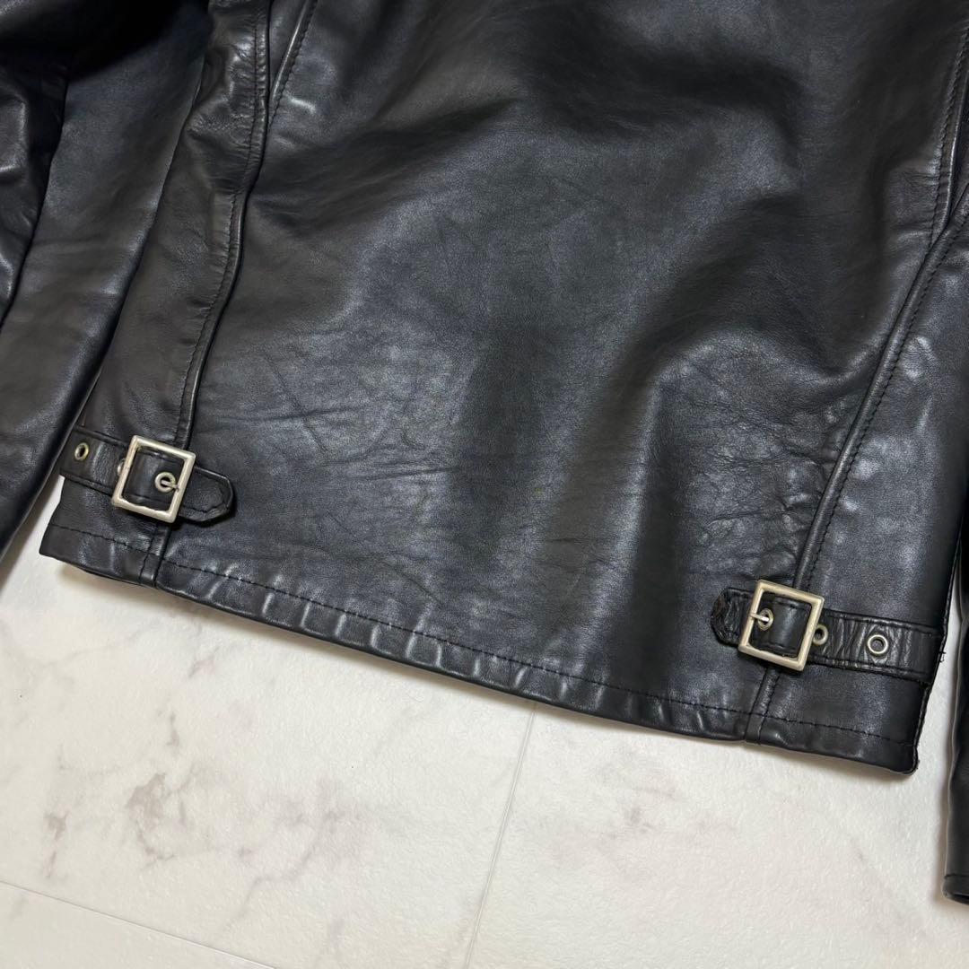 美品✨schott シングル ライダースジャケット 641 ボアライナー付