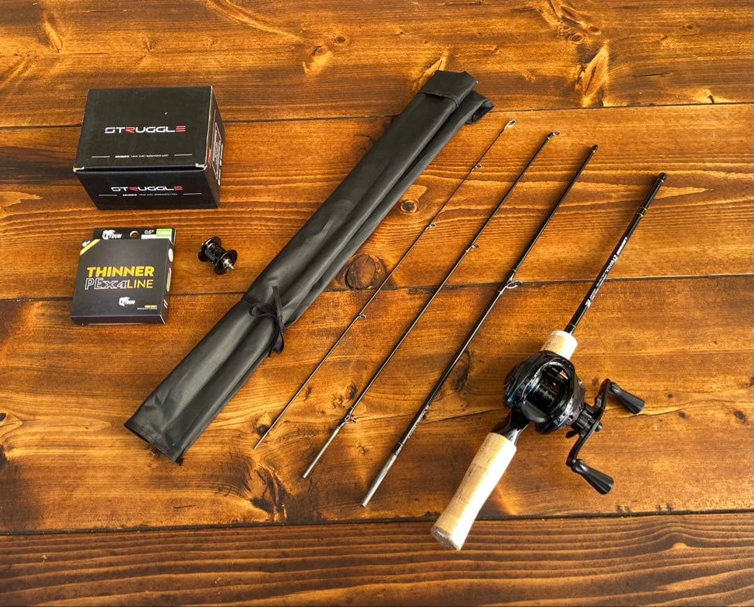 釣り竿セット　トラウトロッド　ベイトフィネス　ベイトロッド　パックロッド　渓流
