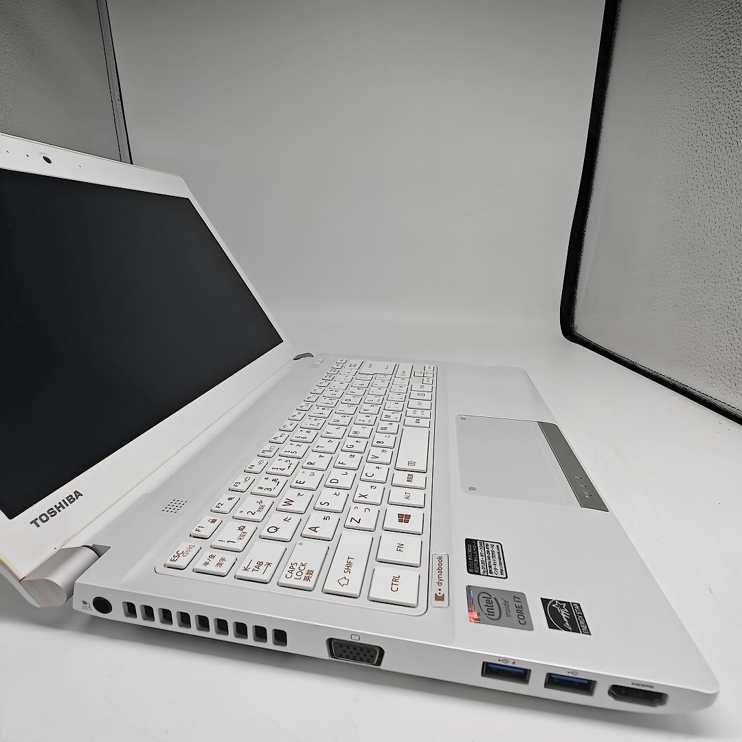【東芝】R73 高性能i7 SSD512GB 16GB オフィス付きノートPC