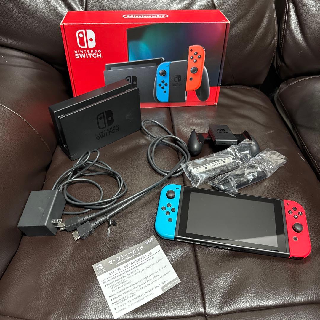 【付属品完備】Nintendo Switch 本体HAC-001 ネオン