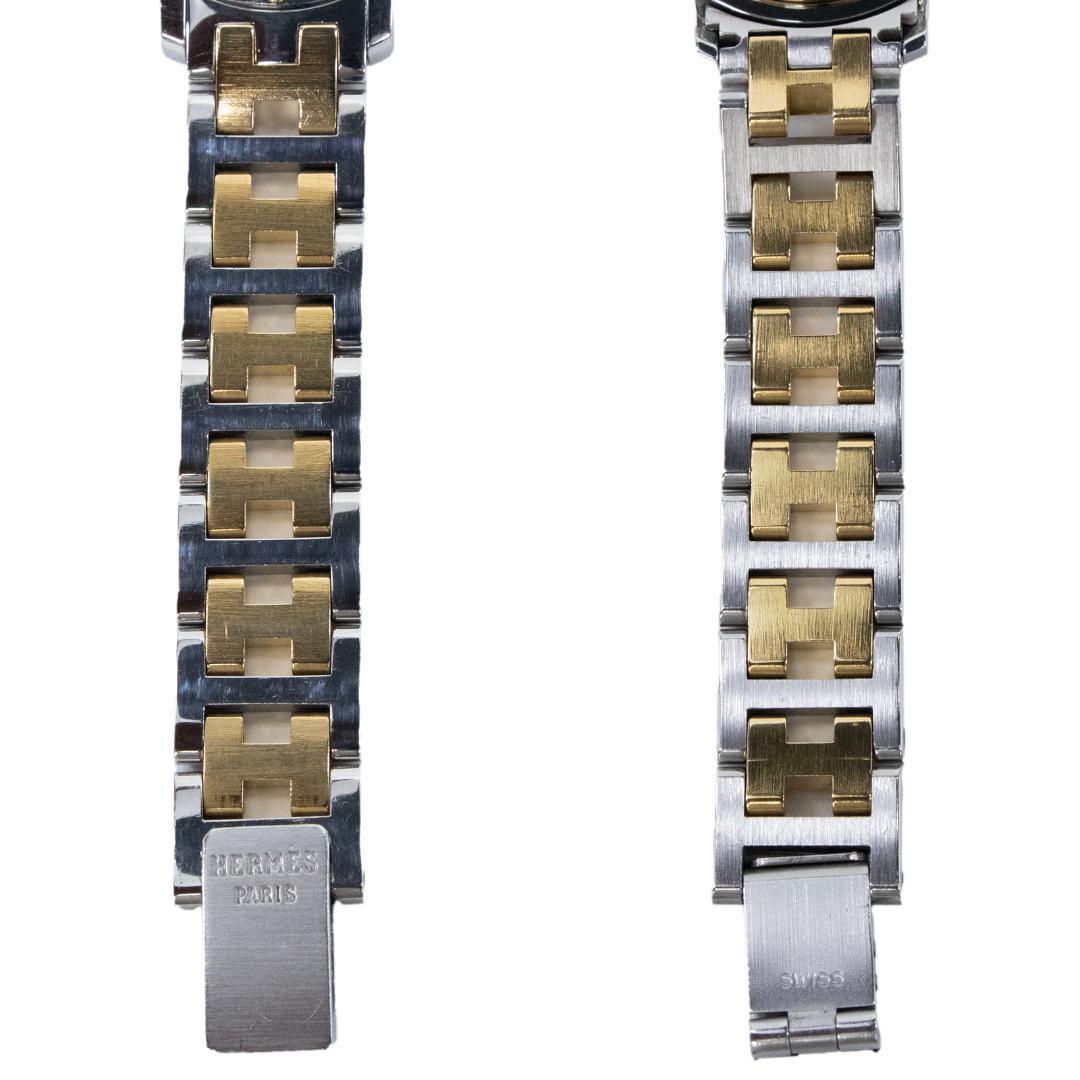 エルメス 腕時計 3針 レディース クリッパー CL3.240 白 H文字ベルト