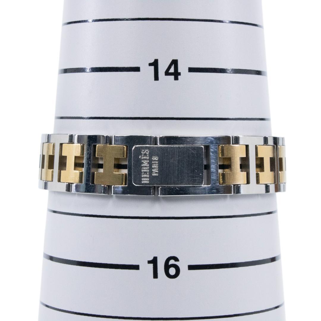 エルメス 腕時計 3針 レディース クリッパー CL3.240 白 H文字ベルト