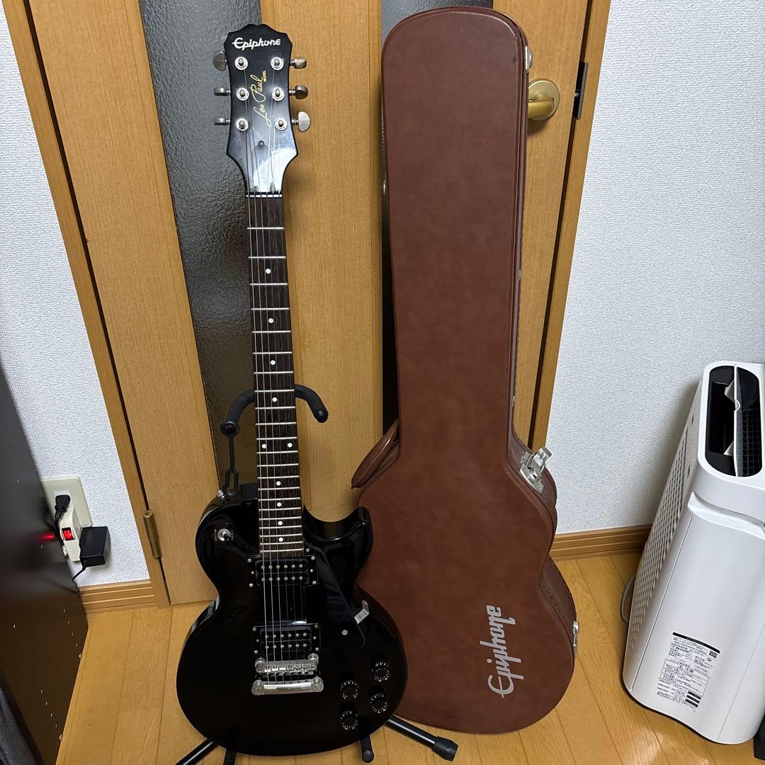 Epiphone Les Paul スタジオ黒とエピフォンハードケース